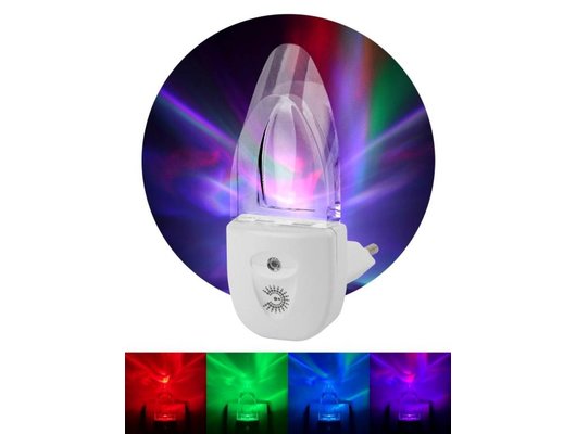 Декоративный светильник ЭРА NN-618-LS-W белый ночник сенсорный LED